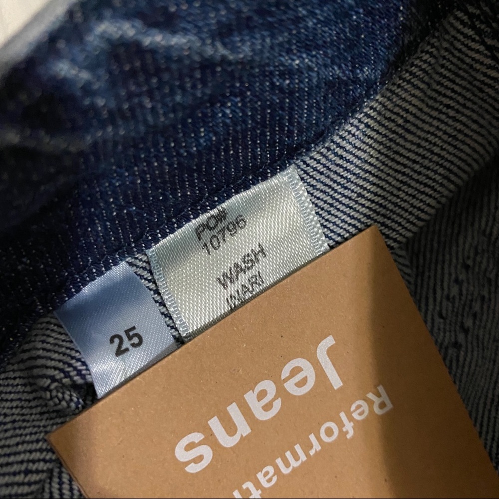 New Reformation Elsie Straight Leg Jeans 25 - Picture 6 of 8